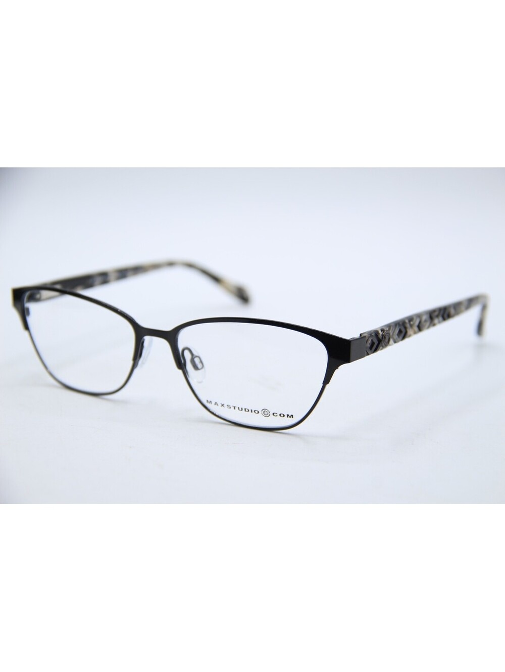 Maxstudio 158M Zyloware 021 Black Gray Authentic Frames Eyeglasses 53-15